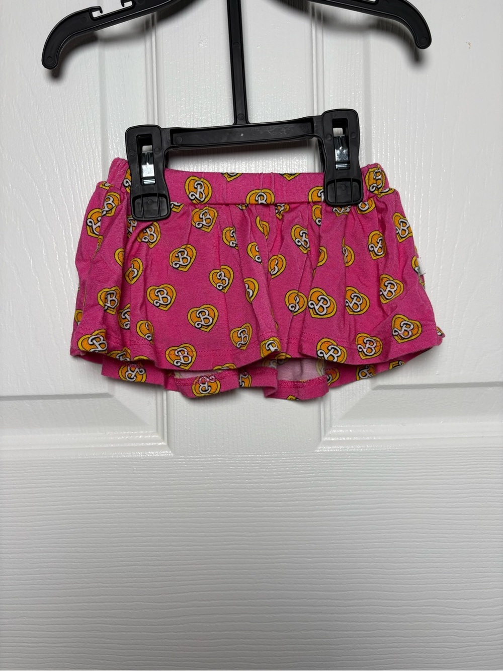 Posh Peanut Barbie Heart Logo Skort Pink Bamboo 3-6 Months GUC